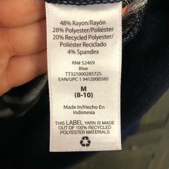 *Sale Must Go* Time and Tru striped long sleeve shirt - Picture 4 of 4